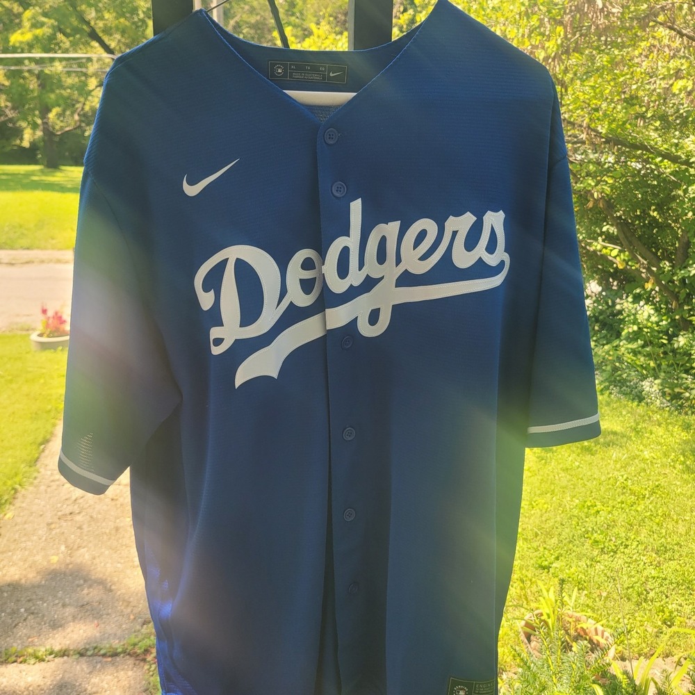 Nike Los Angeles Dodgers Bellinger #35 MLB Official Play Jersey Royal/Blue Sz XL